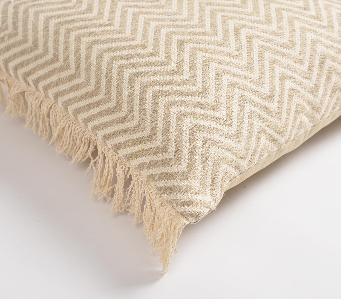 Wheaten Chevron Cushion cover