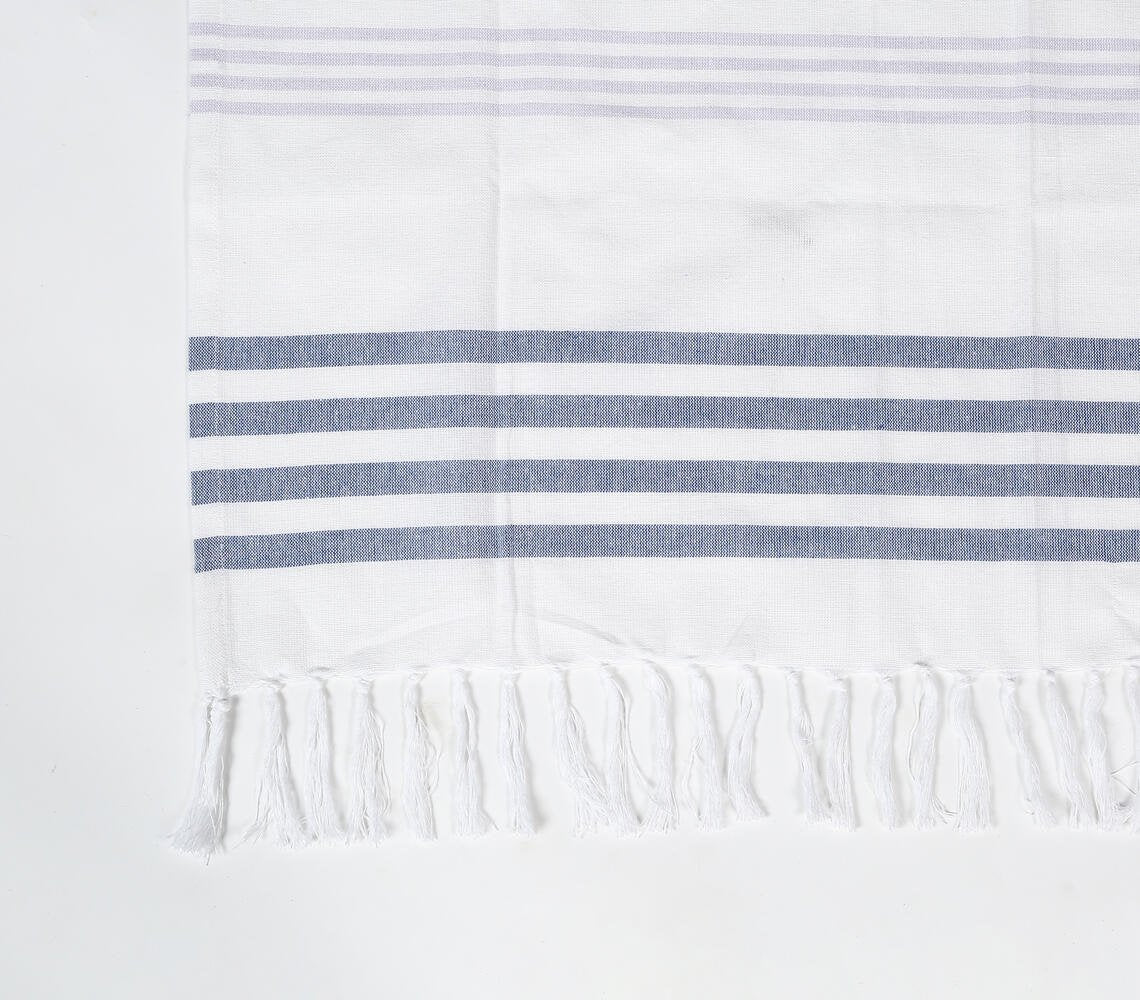 Handwoven Striped Cotton Bath Towel