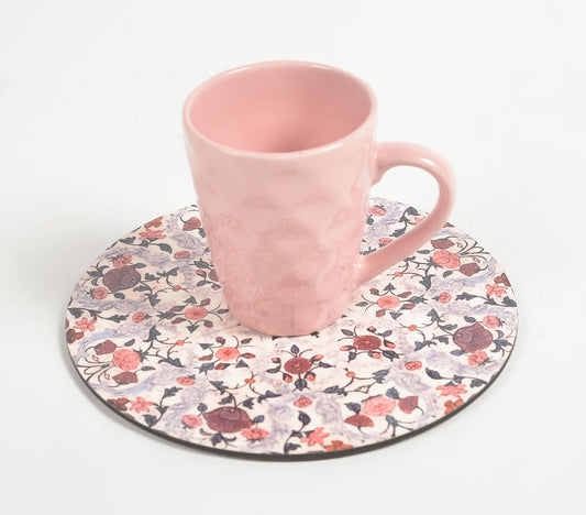 Vintage Floral Laminated MDF & Cork Trivet