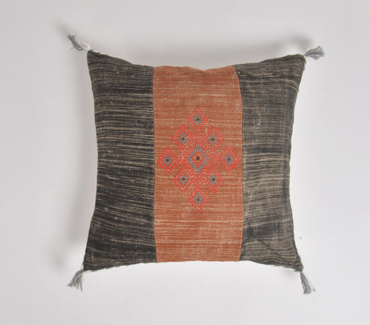 Colorblock Embroidered Cushion cover