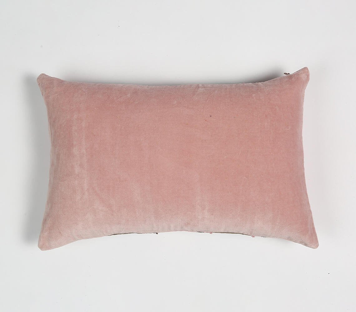 Pastel Patchwork Lumbar Cushion cover