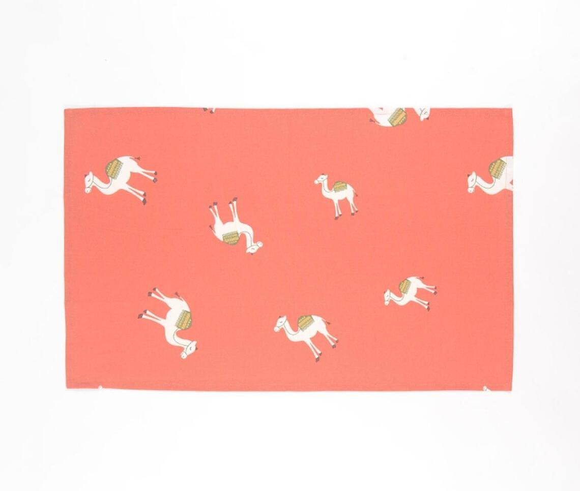 Camel Printed Kitchen Towels (set of 3)