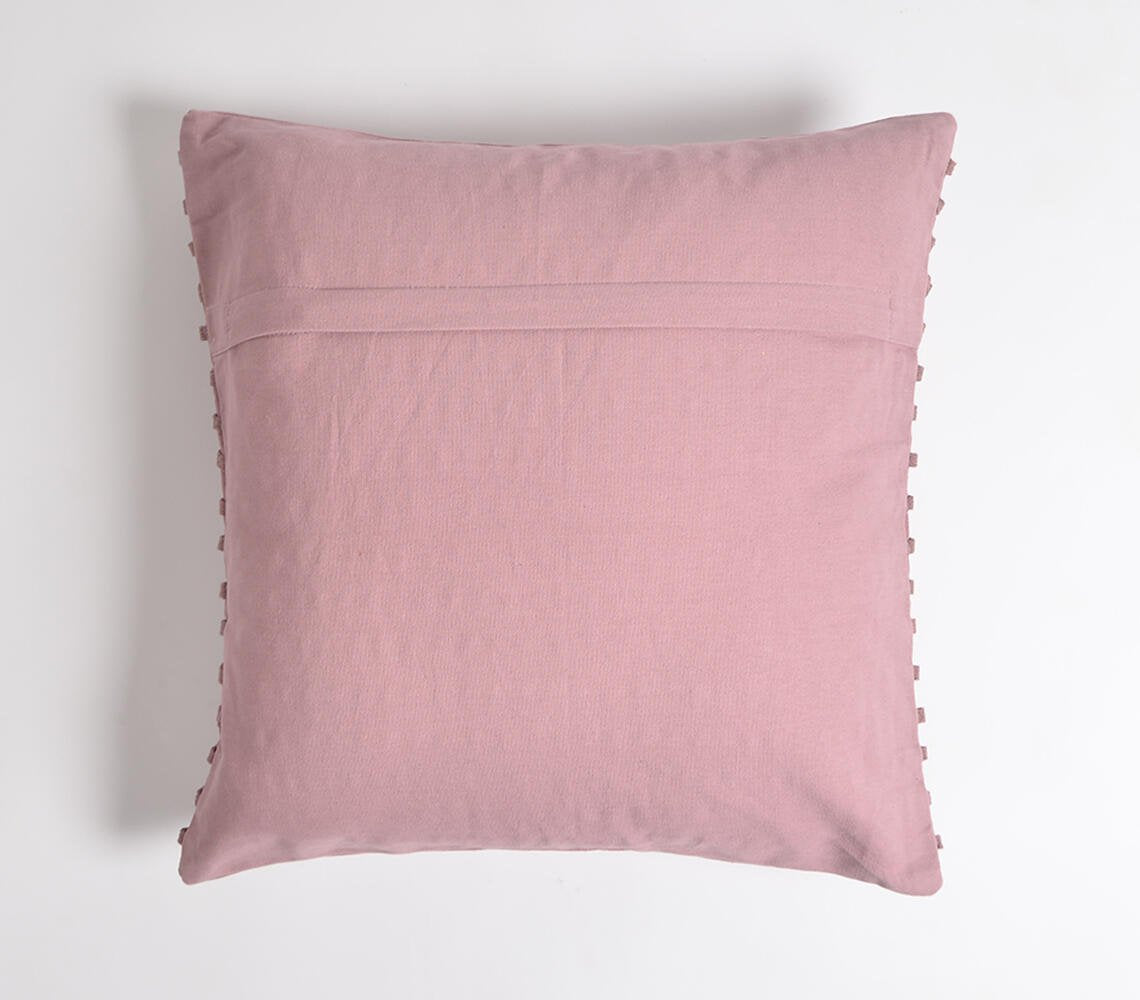 Embellished Mauve Cushion Cover