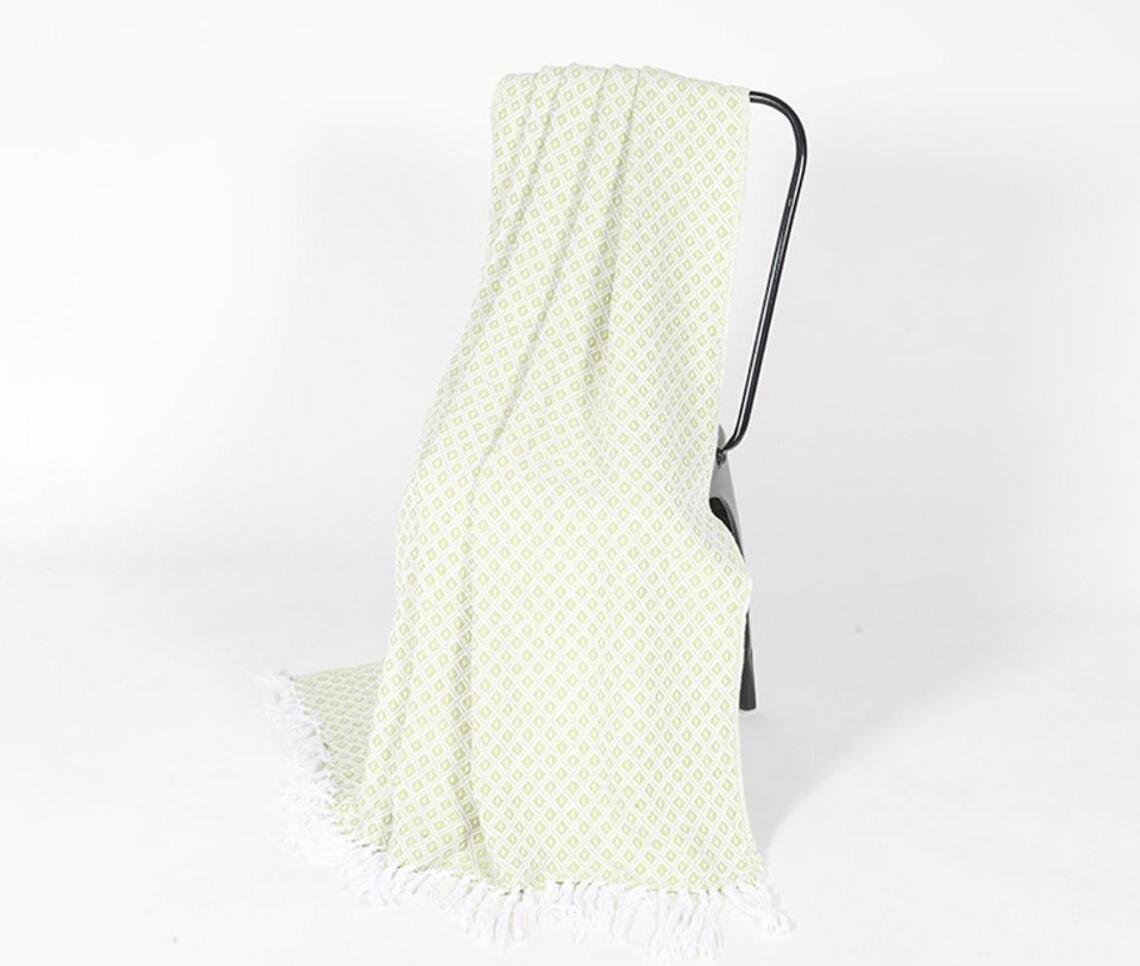 Diamond Pattern Handloom throw