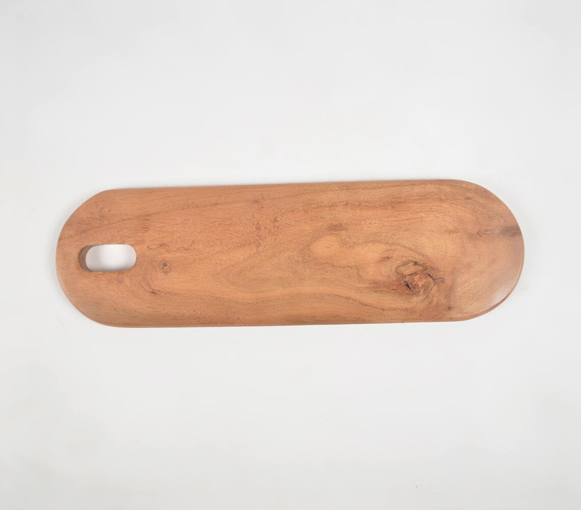 Minimalistic Raw Acacia Wood Cutting Board