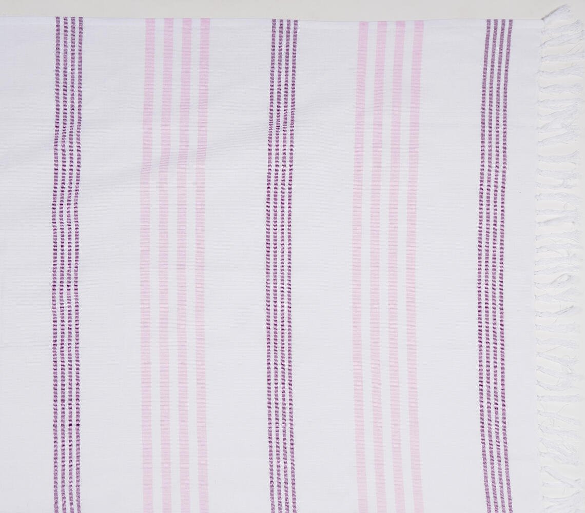 Yarn-dyed Lilac Hammam Towel