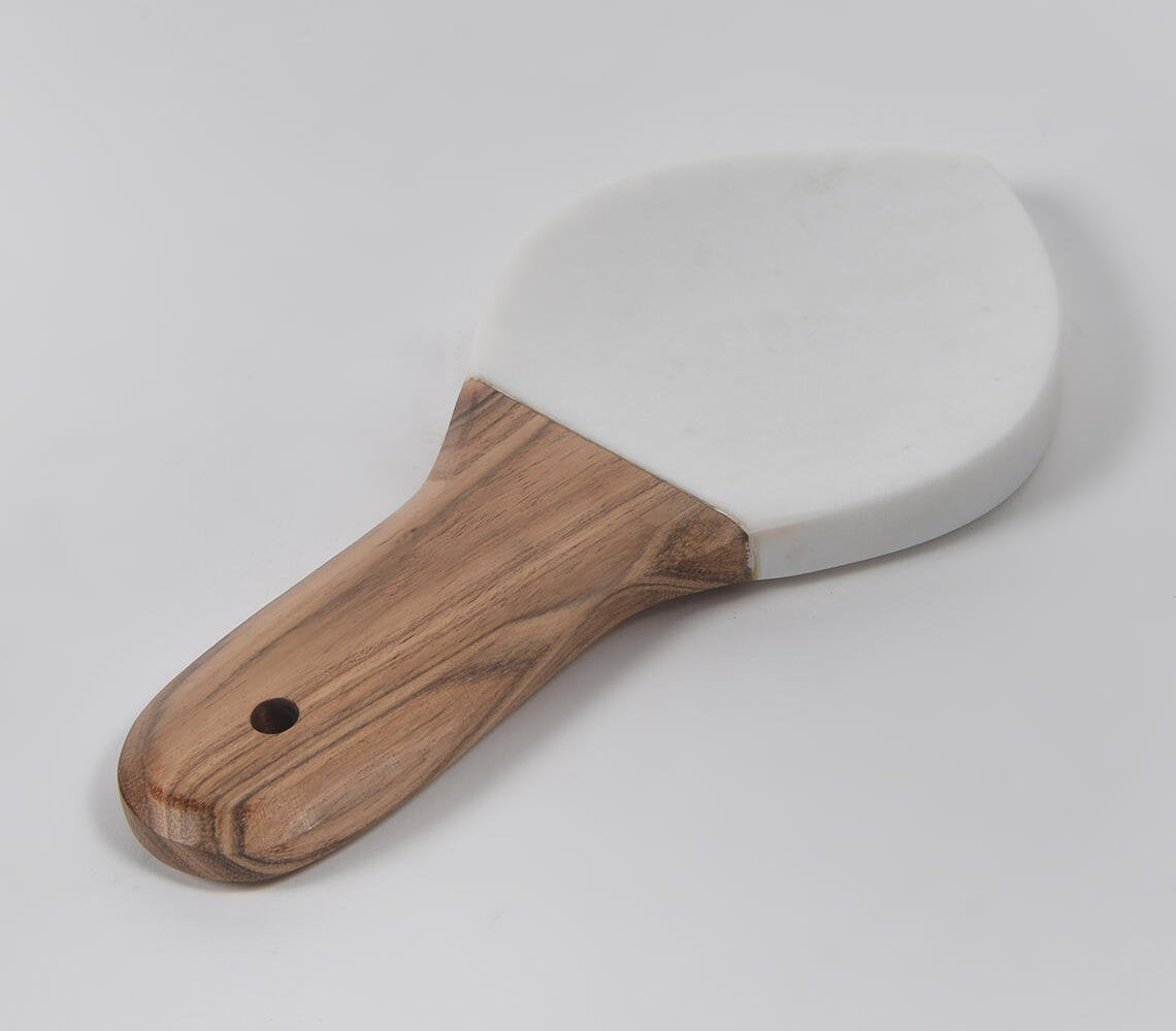 Classic marble & Wood Spoon Rest