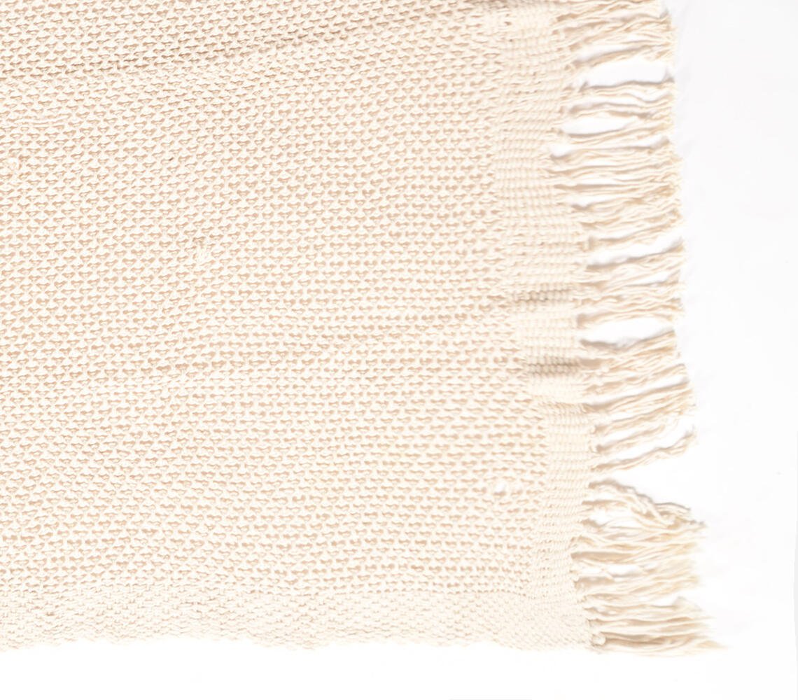 Handwoven Textured Throw