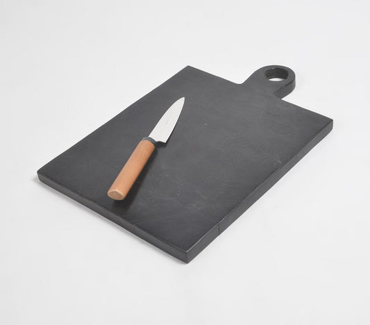 Textured & Painted Bamboo Wood Cutting Board