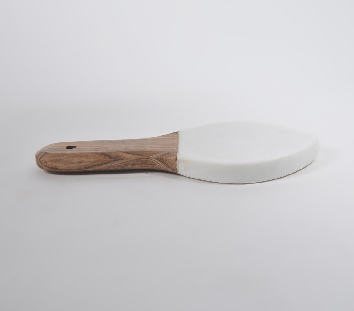 Classic marble & Wood Spoon Rest