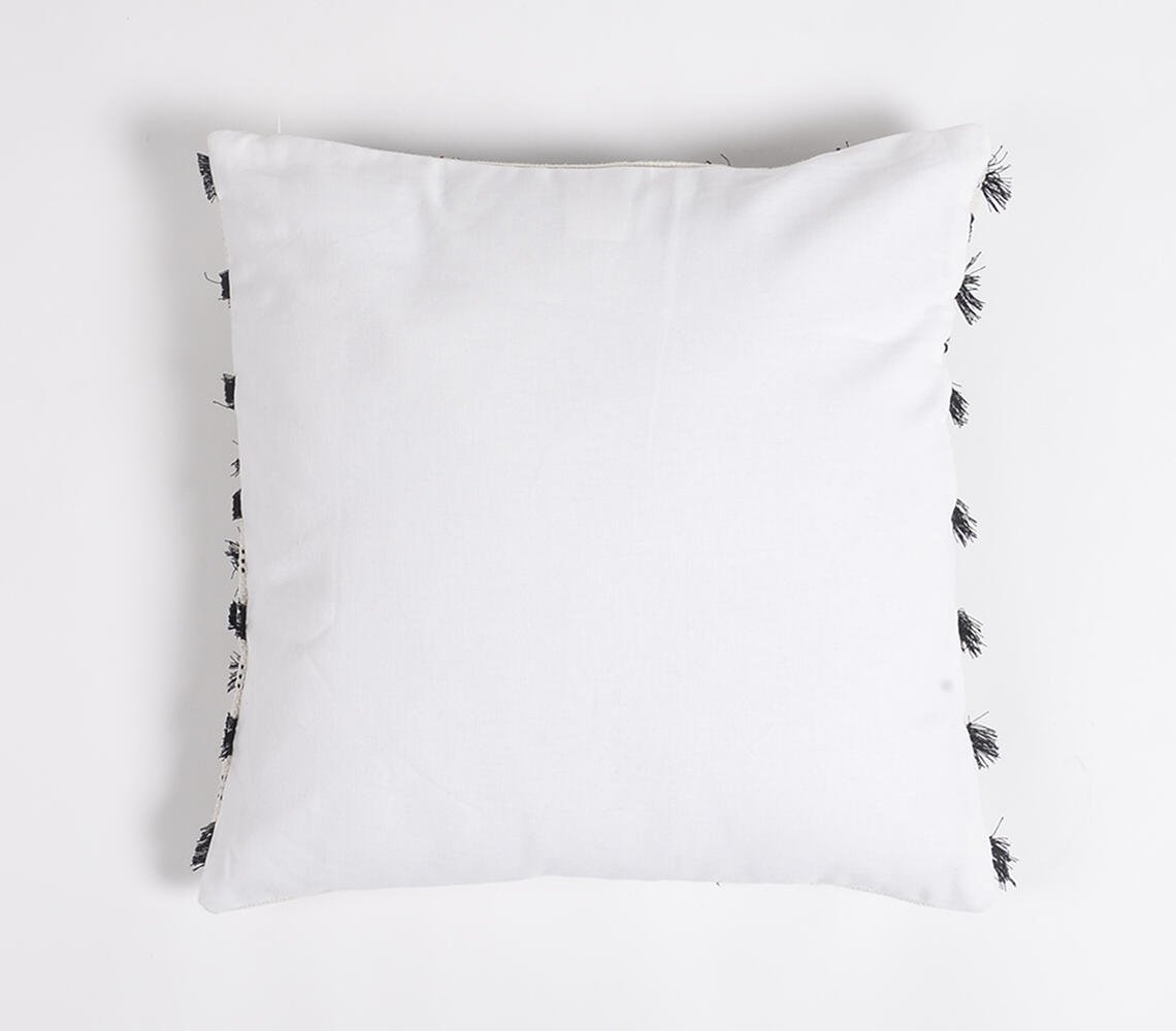 Woven Cotton Cushion cover, 18 x 18 inches