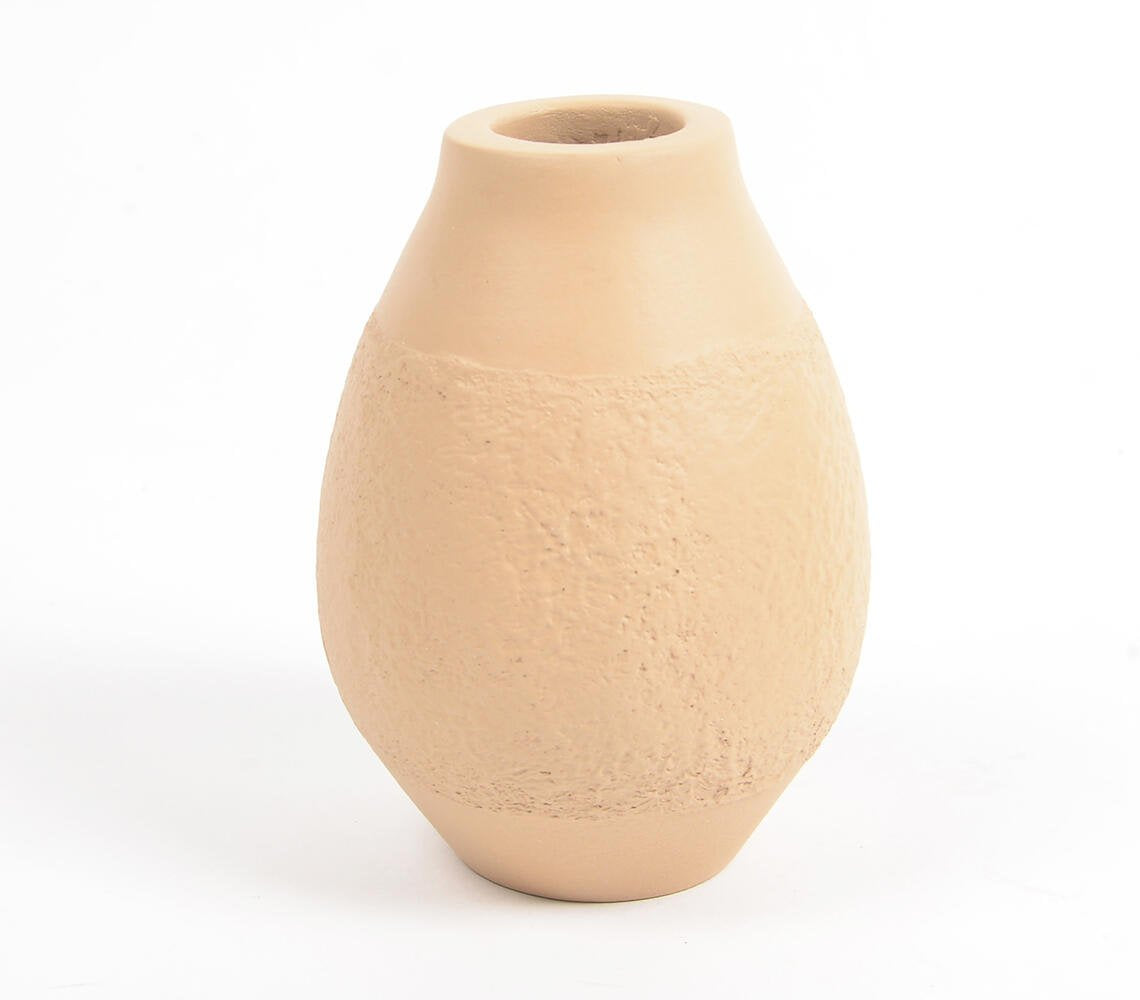 Moulded Wheaten Ecomix Vase