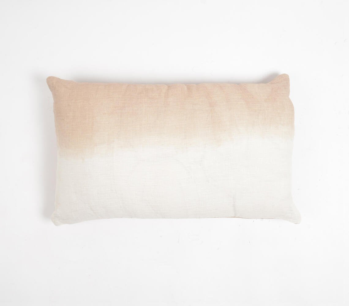 Neutral Ombre Cotton Cushion Cover, 14 x 20 inches