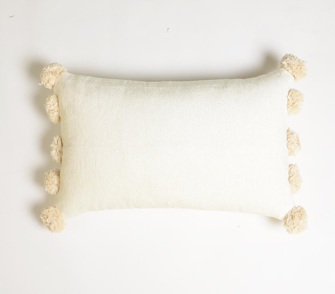 Pom Pom Lumbar Cushion cover