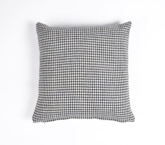 Monochrome Woolen Blend Cushion Cover, 16 x 16 inches