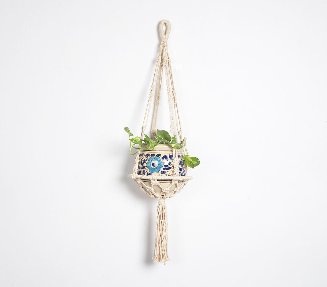 Bohemian Macrame Plant Pot