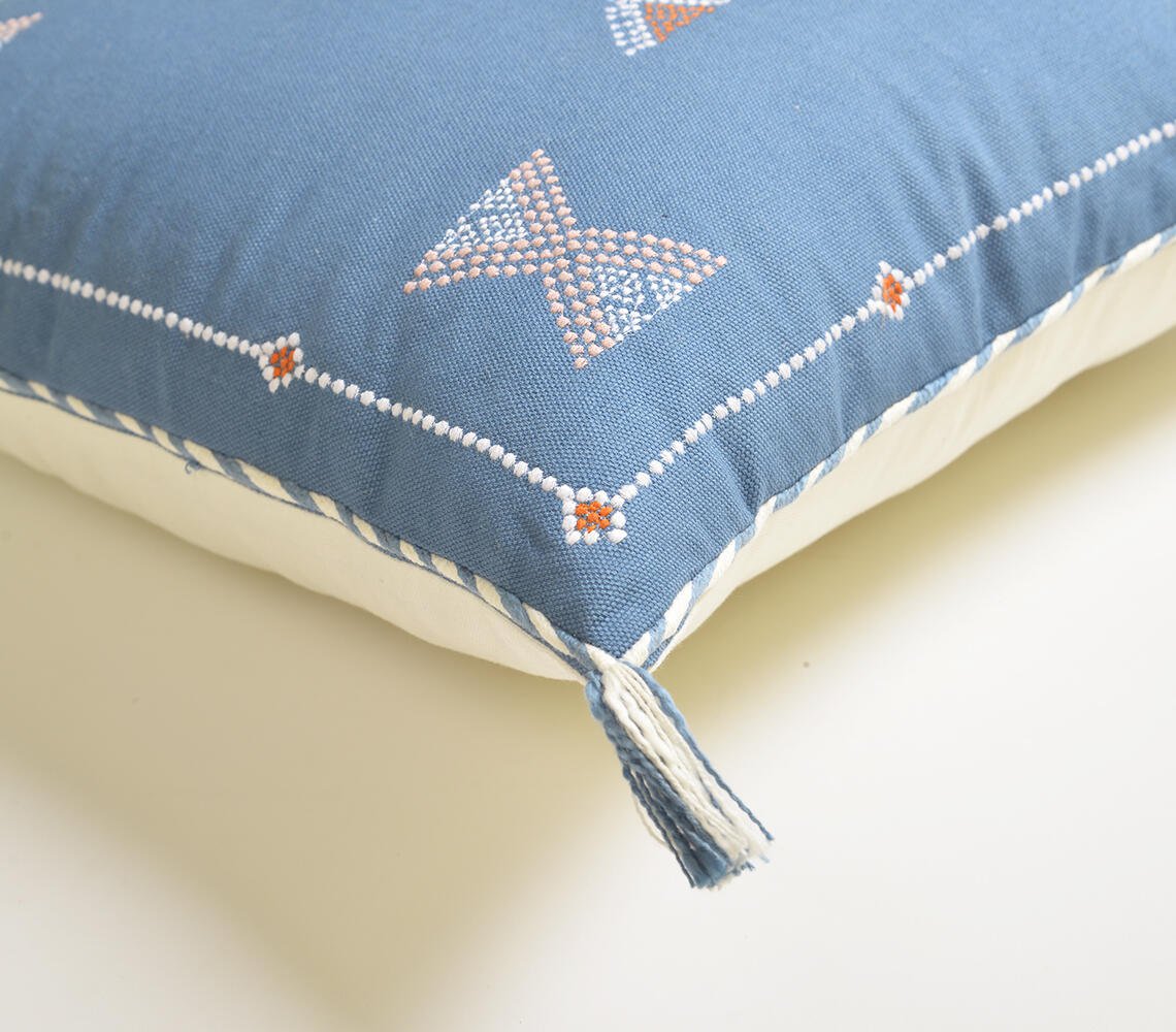 Sky Embroidered Cushion cover