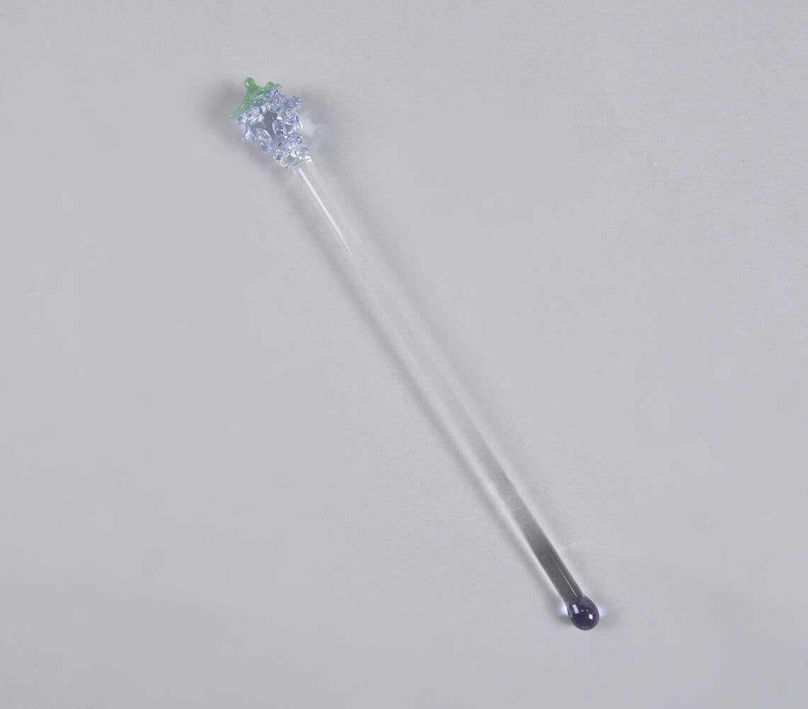 Grape Glass Beverage Stirrer