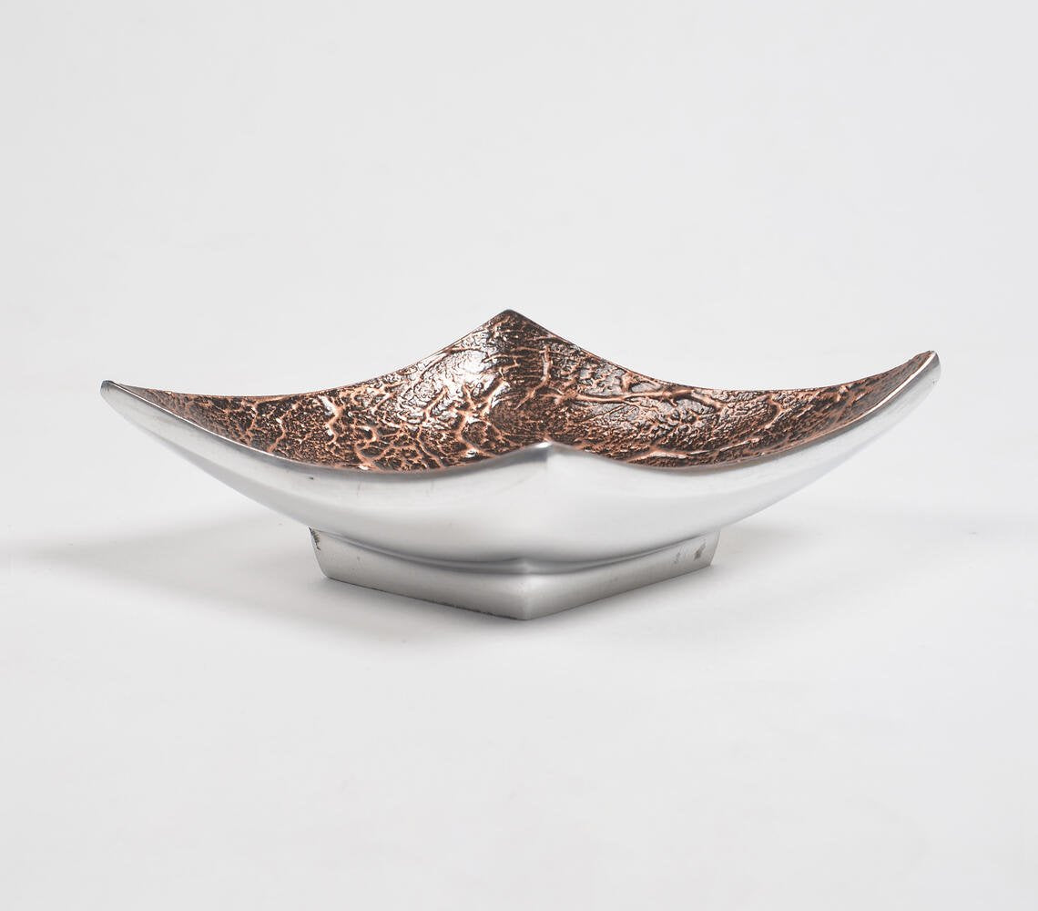 Textured Aluminium Diamond-Shaped Serving Platter