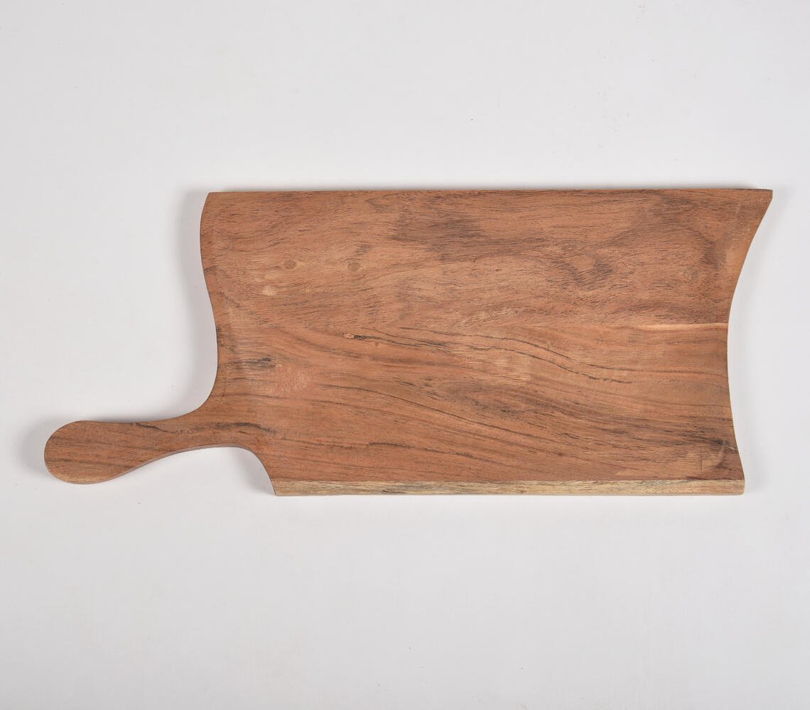 Hand Cut Acacia Wood Serving Board