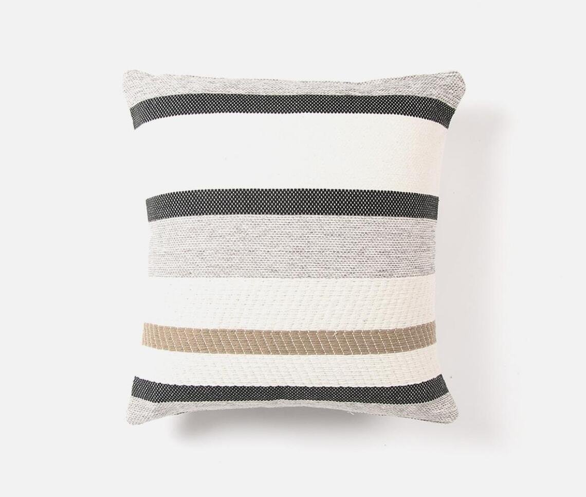 Handwoven Striped Cushion cover