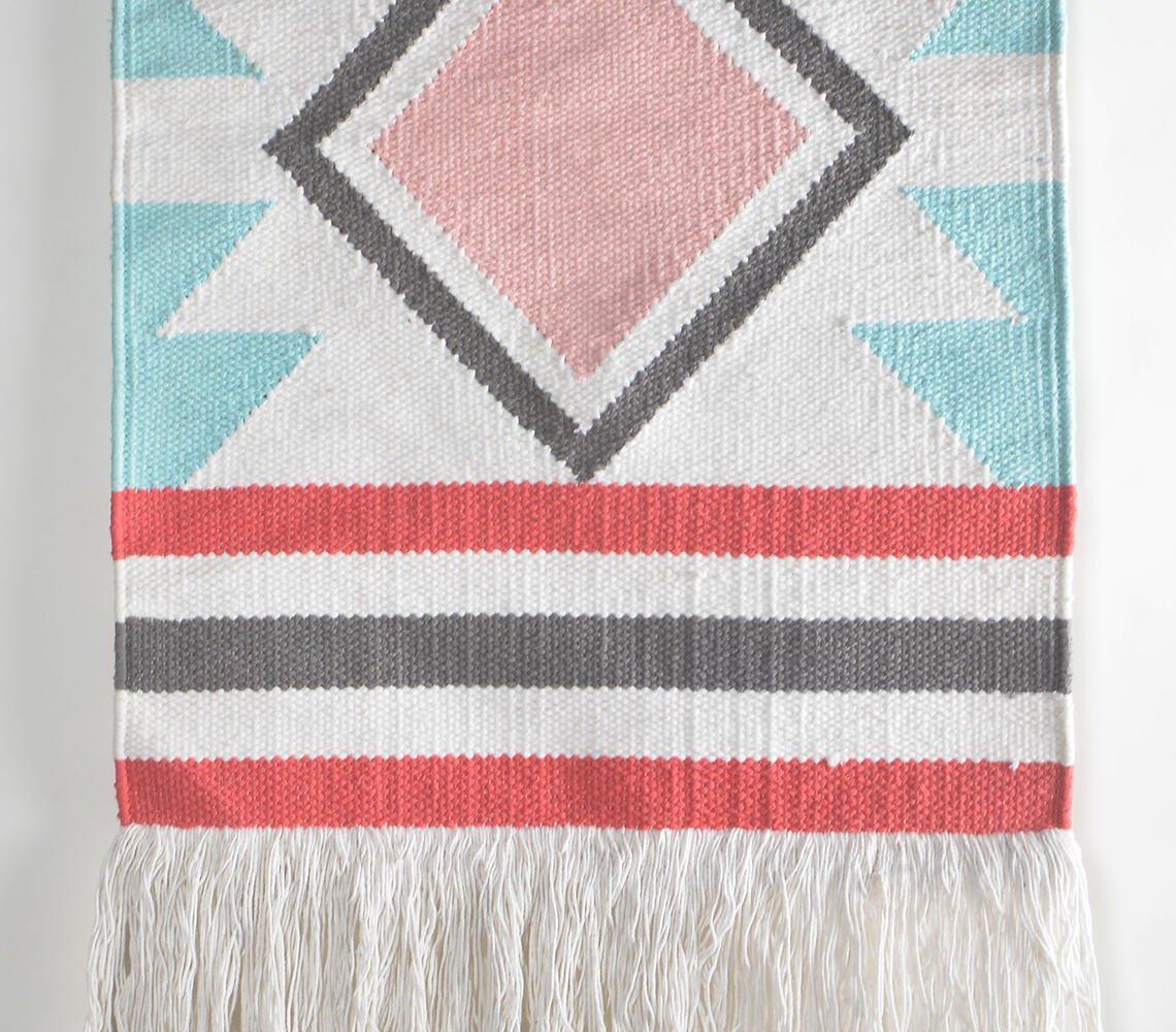 Statement Handwoven Cotton Wall Hanging