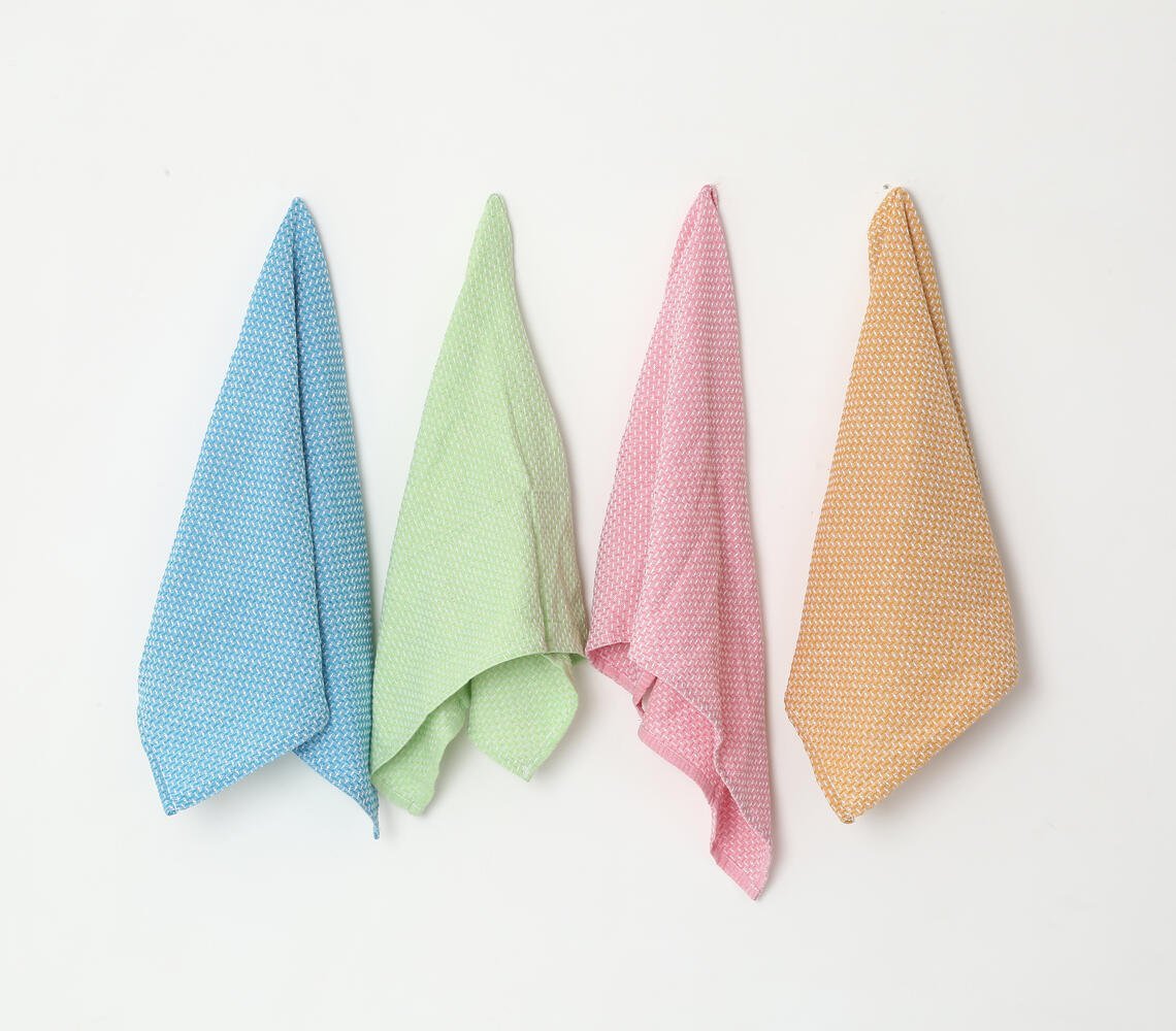 Solid Cotton Kitchen Towels (set of 4)