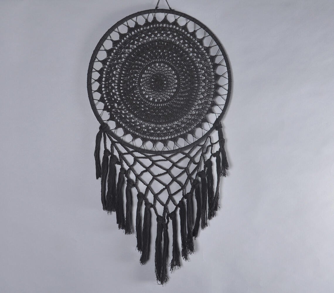 Noir Crochet Dreamcatcher