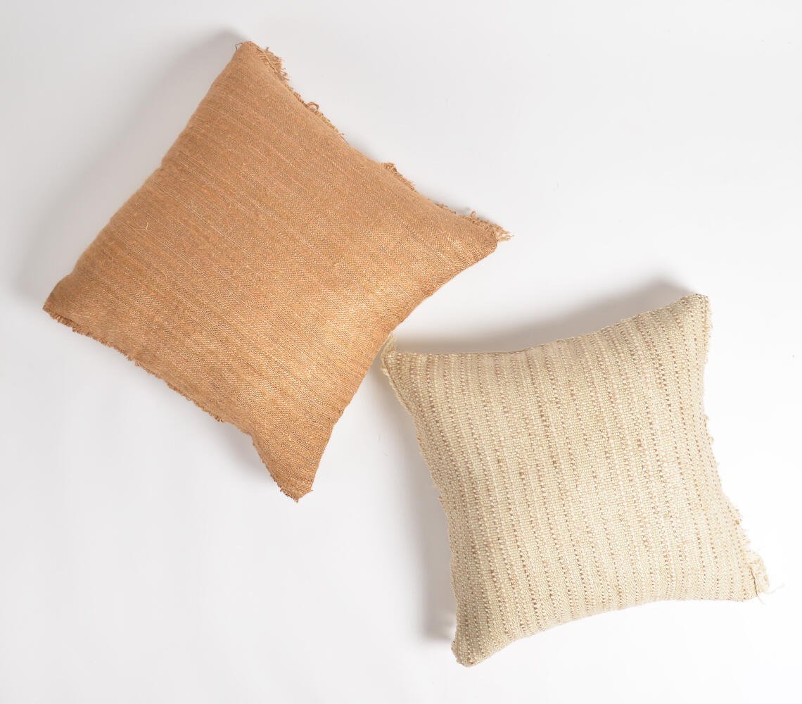 Solid Apricot Cushion cover