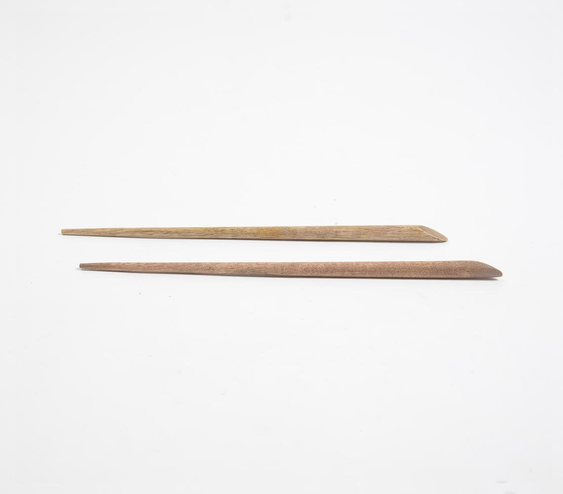 Handmade Mango Wood Classic Chopsticks (Set of 2)