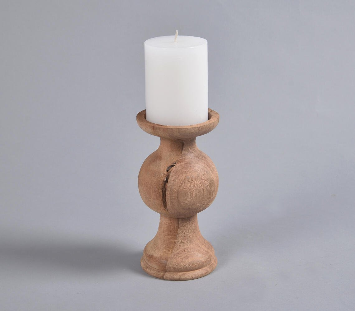 Recycled Wood Tea Light Holder