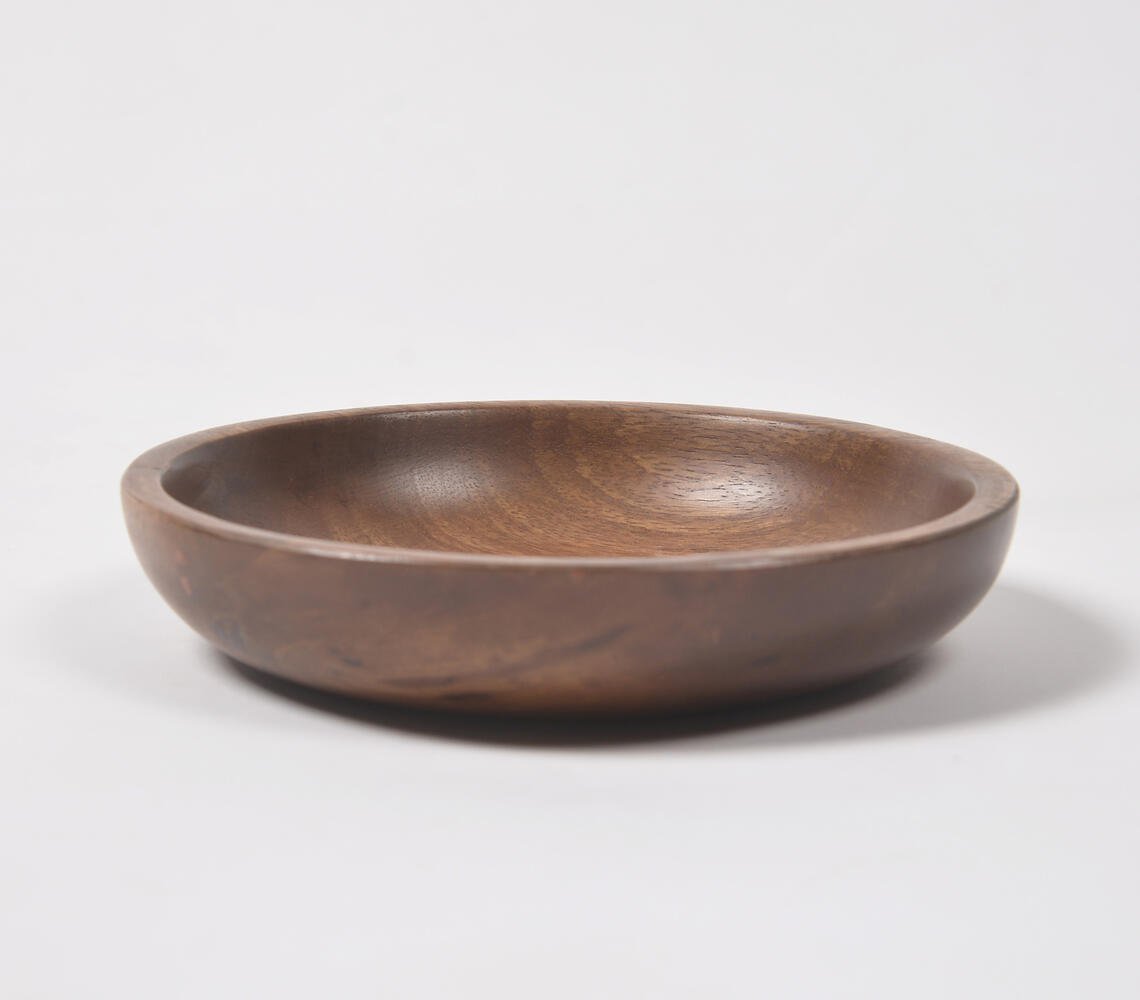 Natural Mango Wood Fruit Bowl