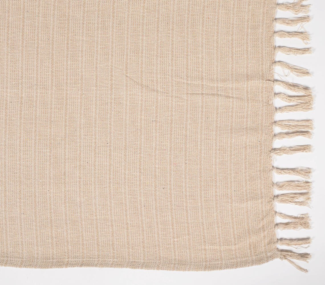 Handwoven Textured Throw