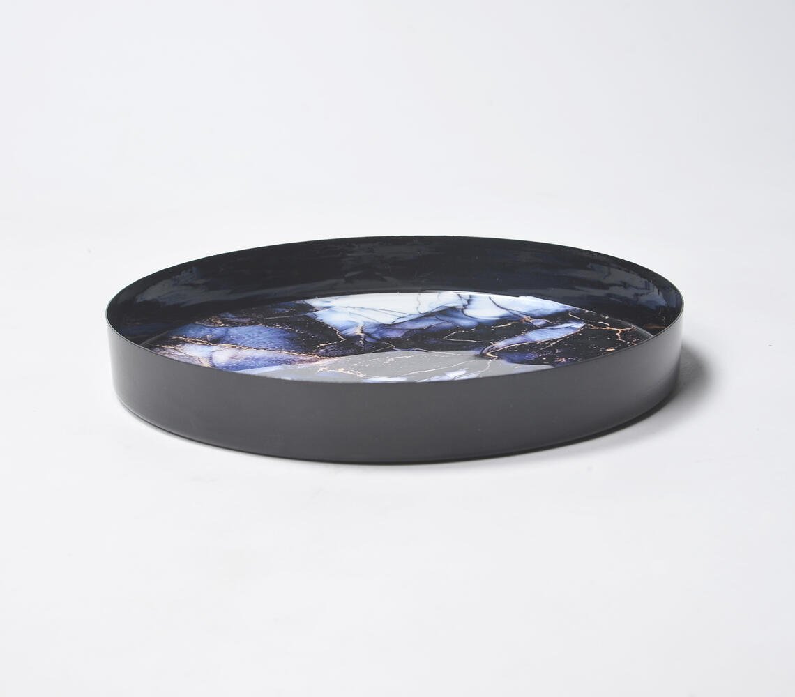 Cosmic Enamelled Metallic Multiuse Tray