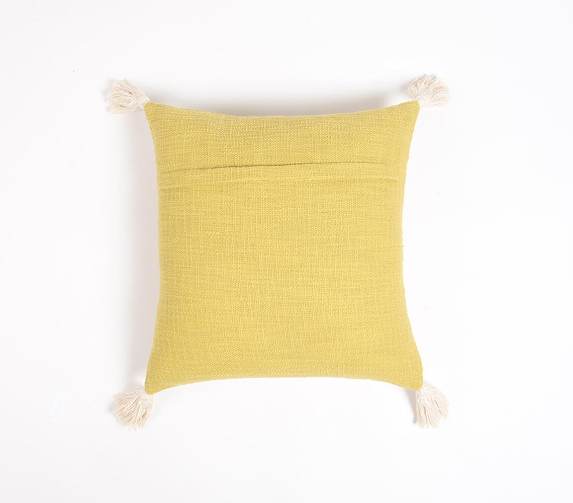 Embroidered Cotton Cushion Cover