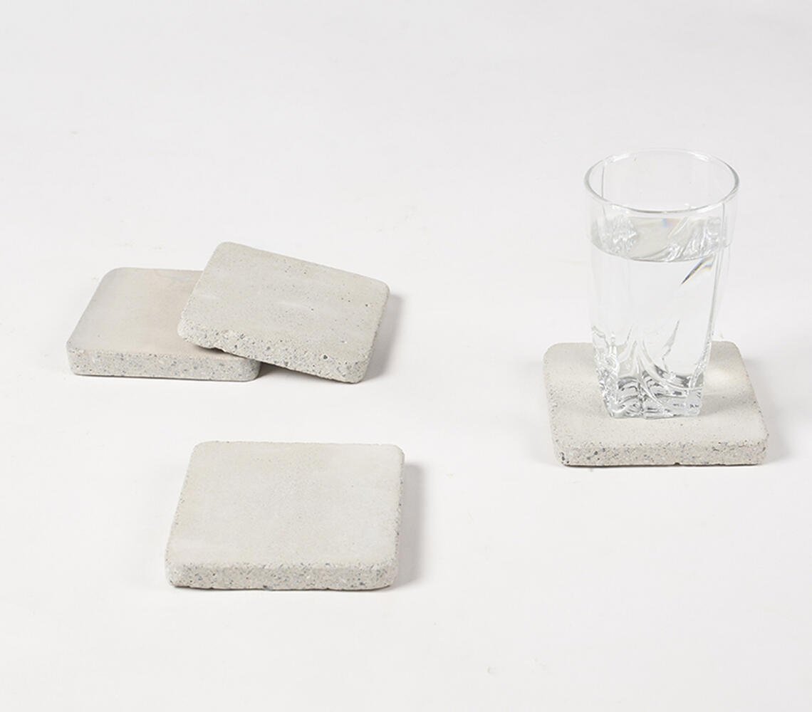 Handmade Concrete Coasters (set of 4)