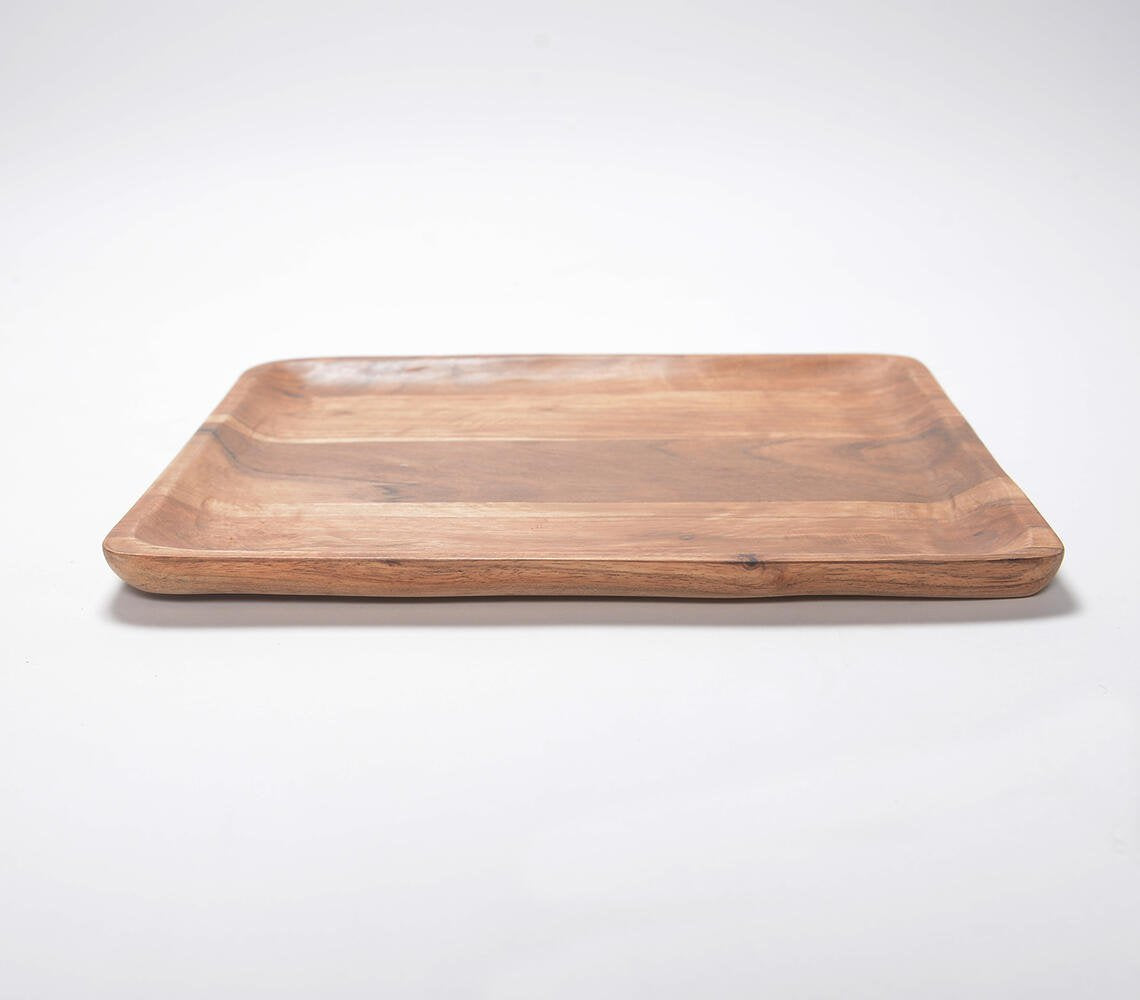 Minimal Wooden Serving Platter