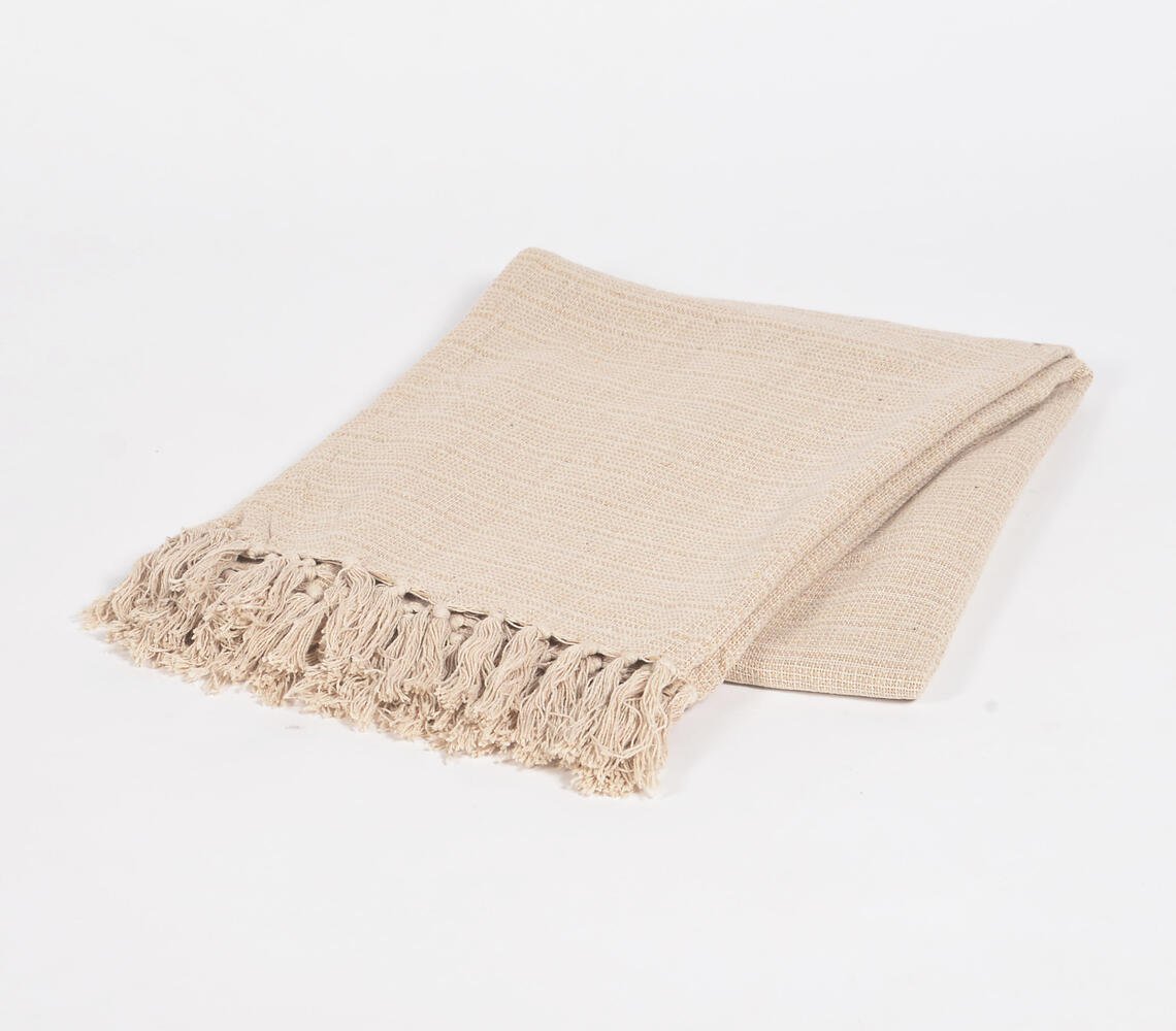 Handwoven Textured Throw