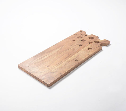 Hand Cut Acacia Wood Cheese Board