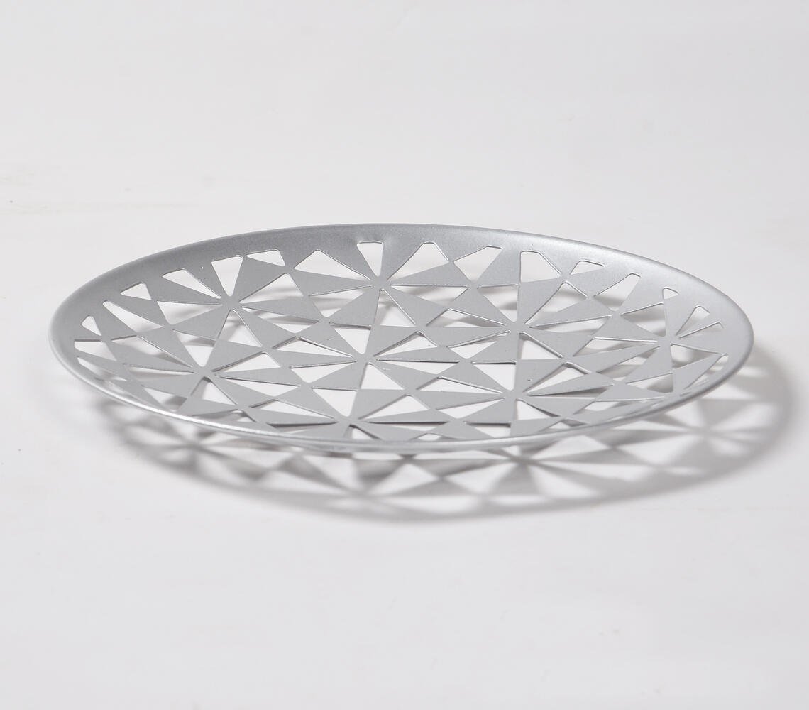 Hand Cut Iron Decorative Tray