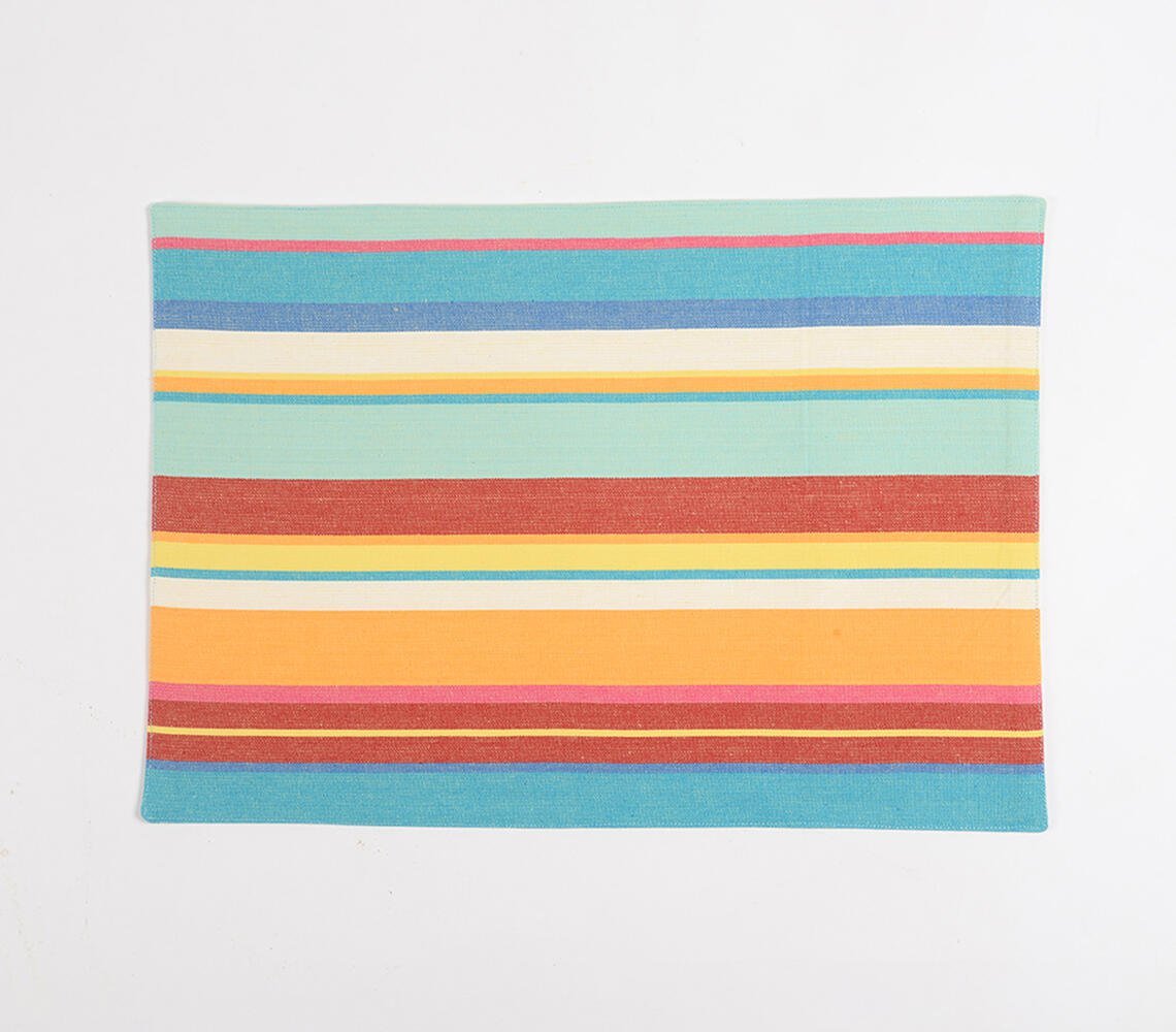 Gestreepte Colorpop placemats (set van 4)