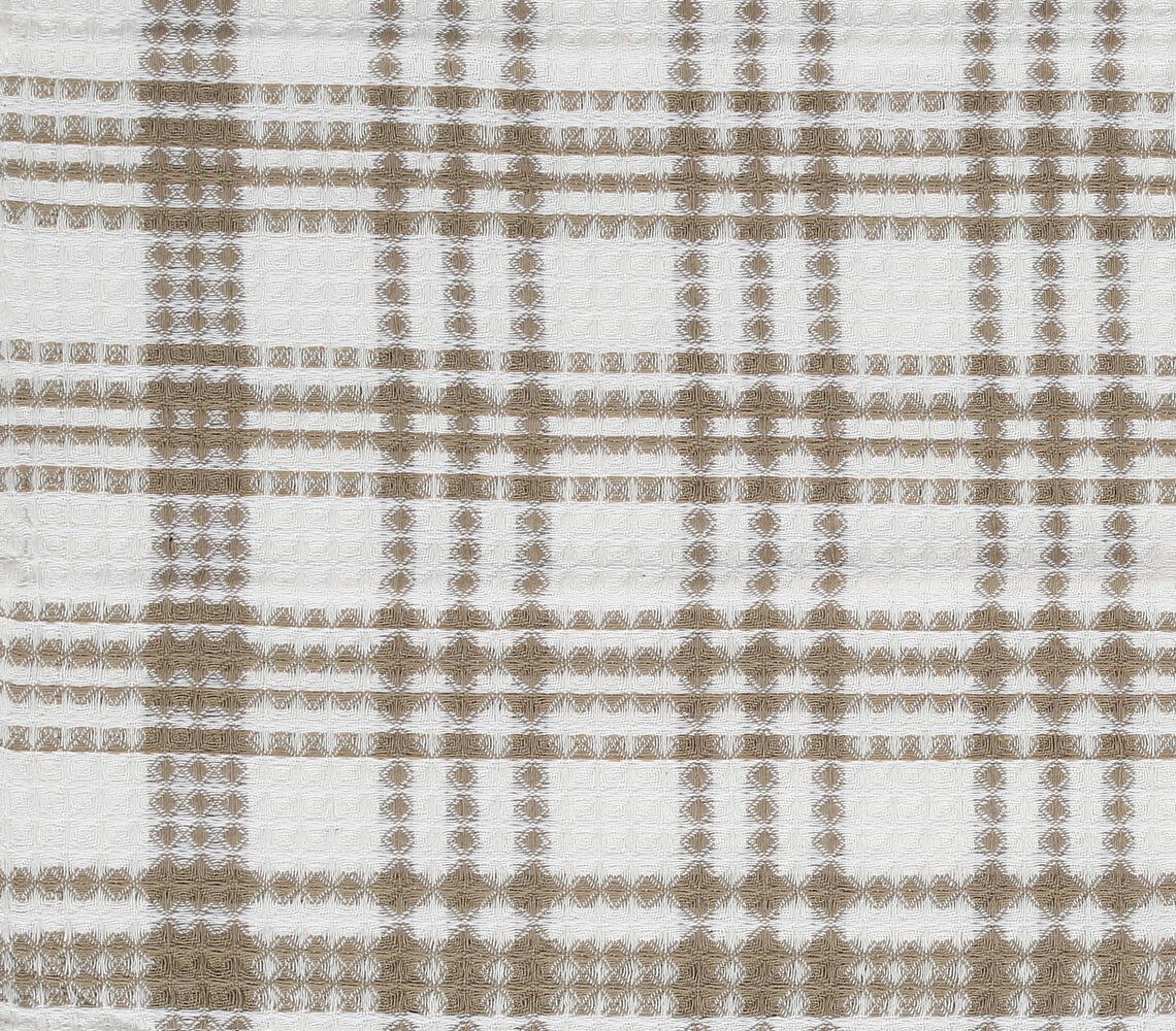 Textured Checks Kitchen Towels (set of 4)