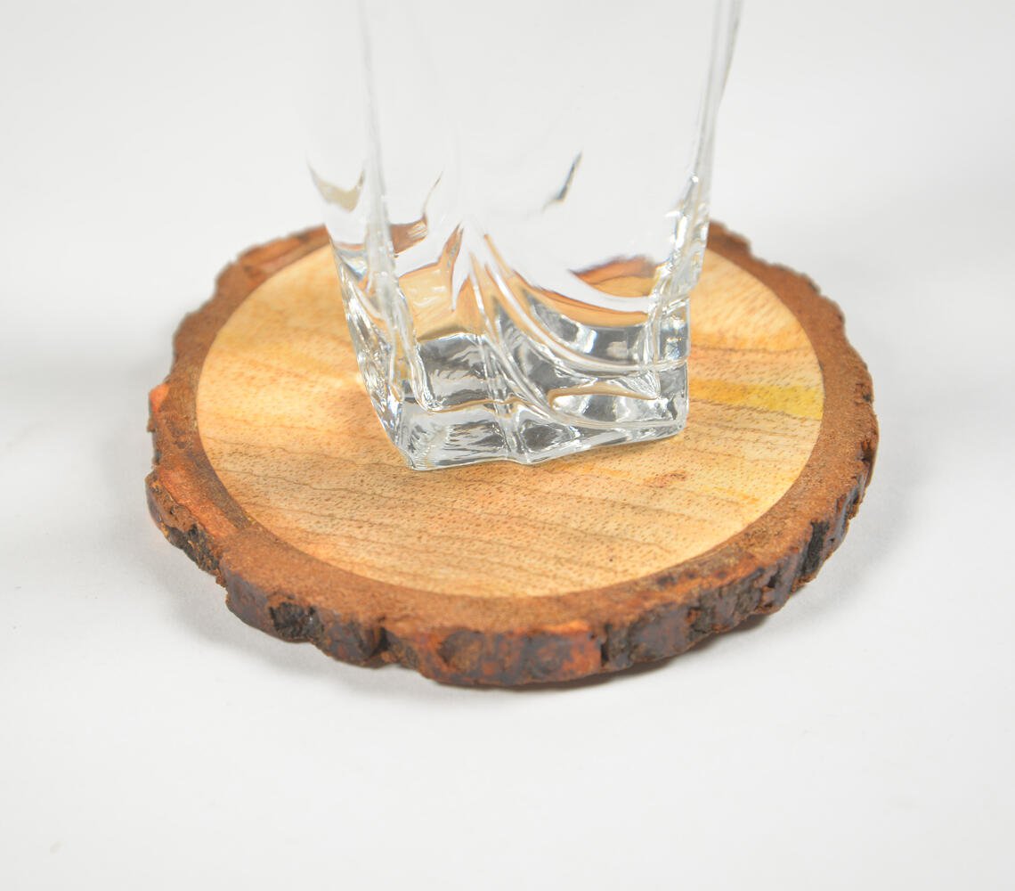 Wooden Log Coasters (set of 4)