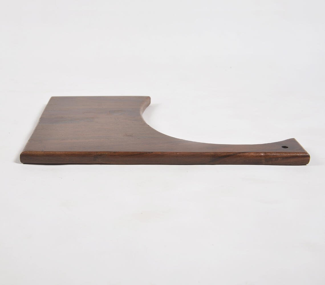 L-Cut Out Acacia Wood Snack Board