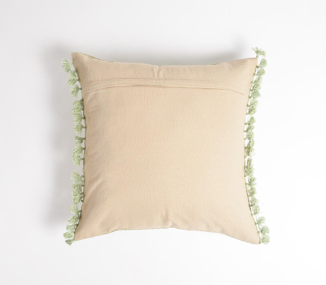 Mint Textured Cushion cover