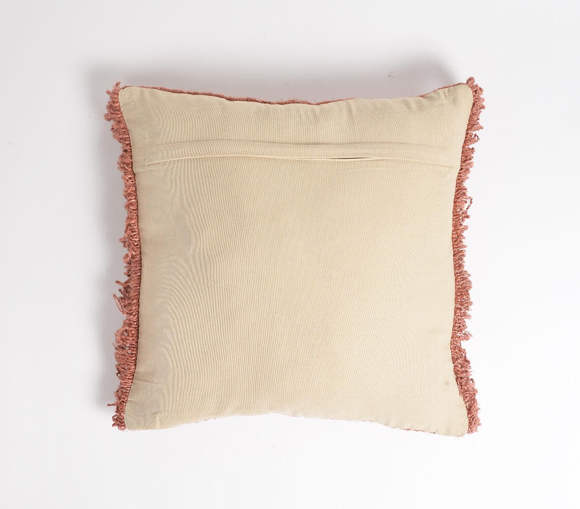 Terracotta Textured Cushion cover