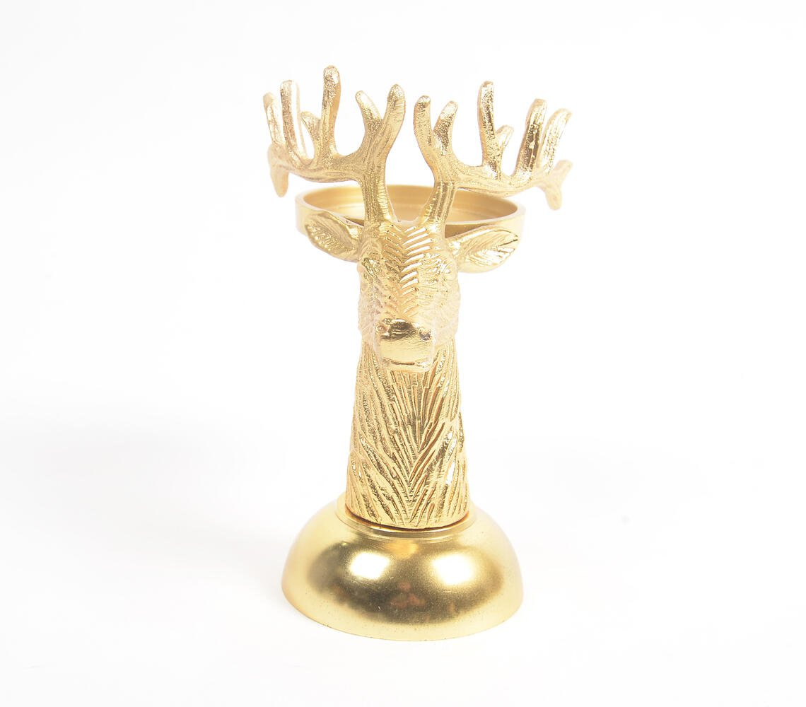 Statement Christmas Reindeer Tea Light Stand