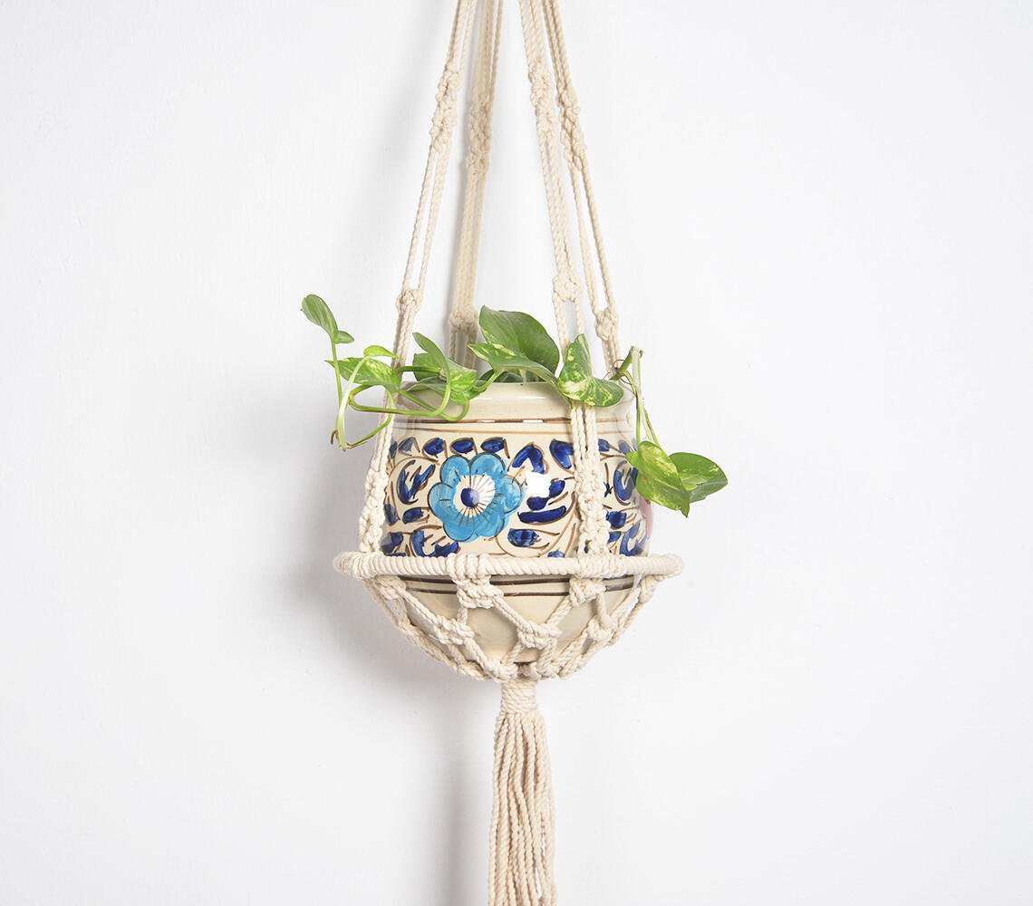 Bohemian Macrame Plant Pot