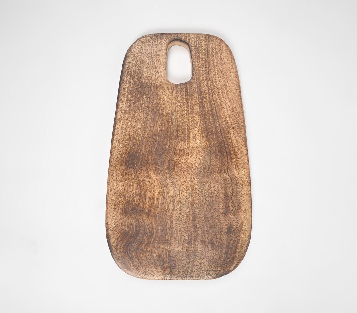 Hand Cut Mango Wood Rectangular Cutting Board