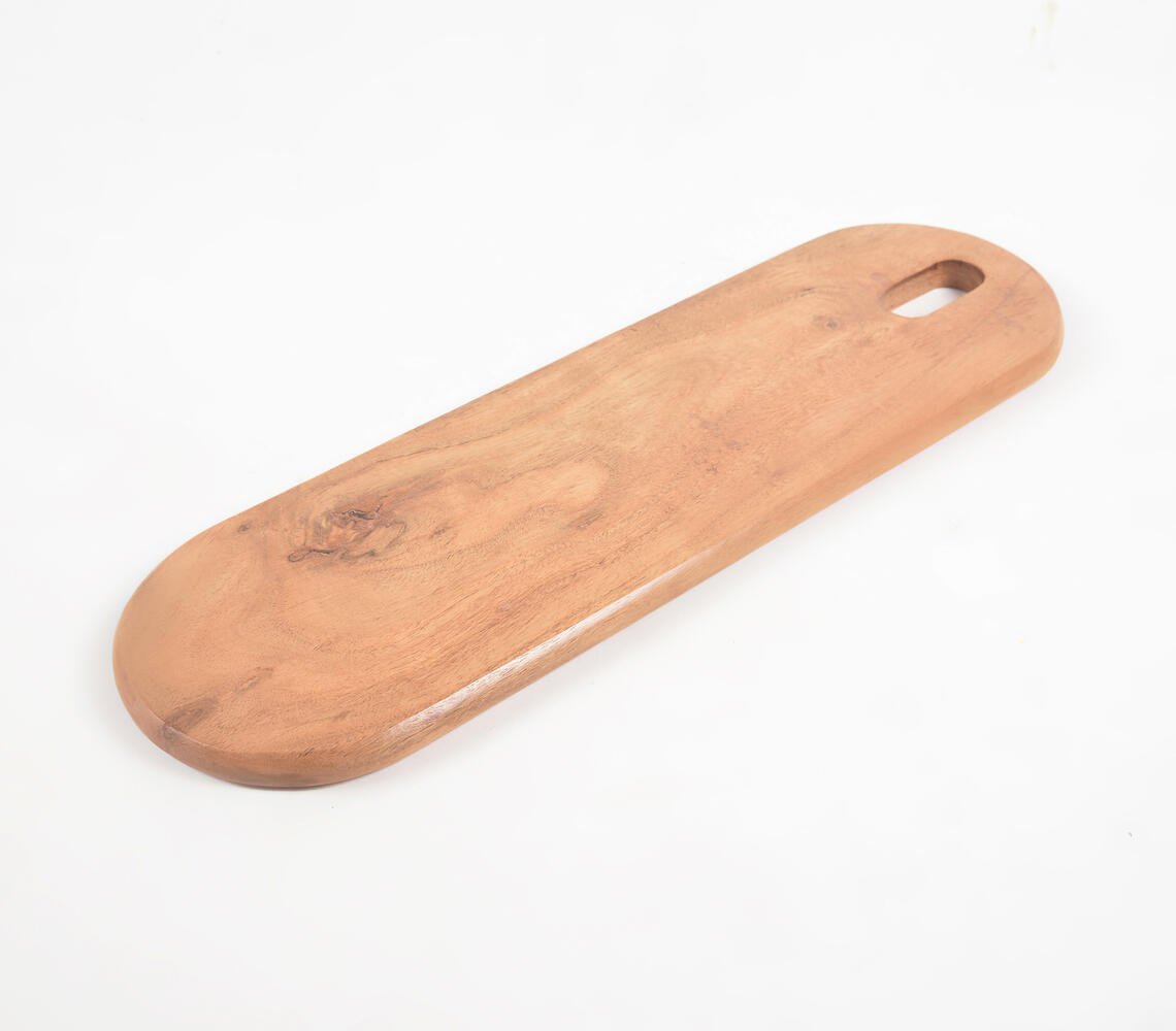 Minimalistic Raw Acacia Wood Cutting Board